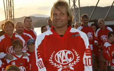 EBEL. Eishockey Bundesliga. Mannschaftspraesentation KAC. Tommy Cijan. Woertherseebuehne. Klagenfurt, am 4.9.2008. Foto: Kuess