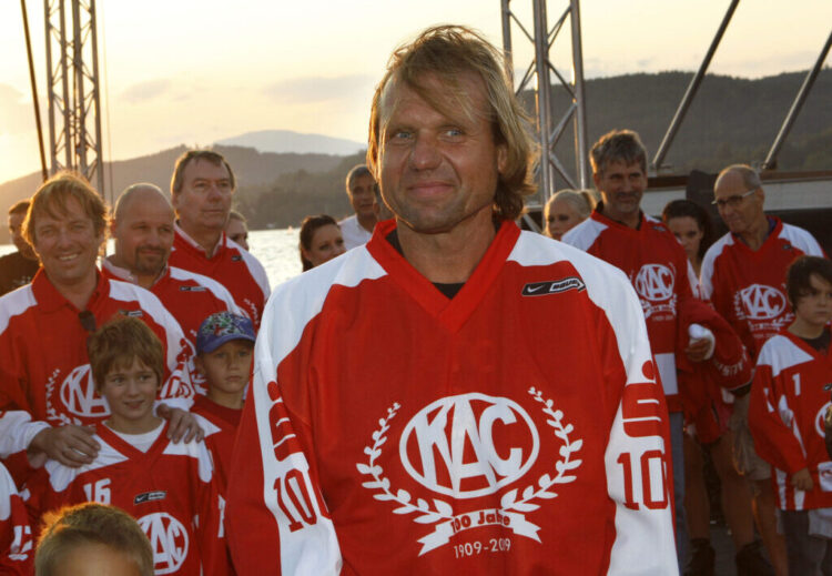EBEL. Eishockey Bundesliga. Mannschaftspraesentation KAC. Tommy Cijan. Woertherseebuehne. Klagenfurt, am 4.9.2008. Foto: Kuess