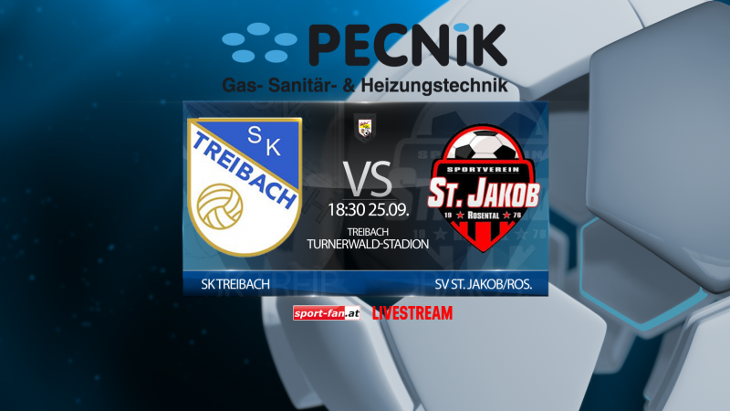 Fussball live Treibach gegen SV St. Jakob
