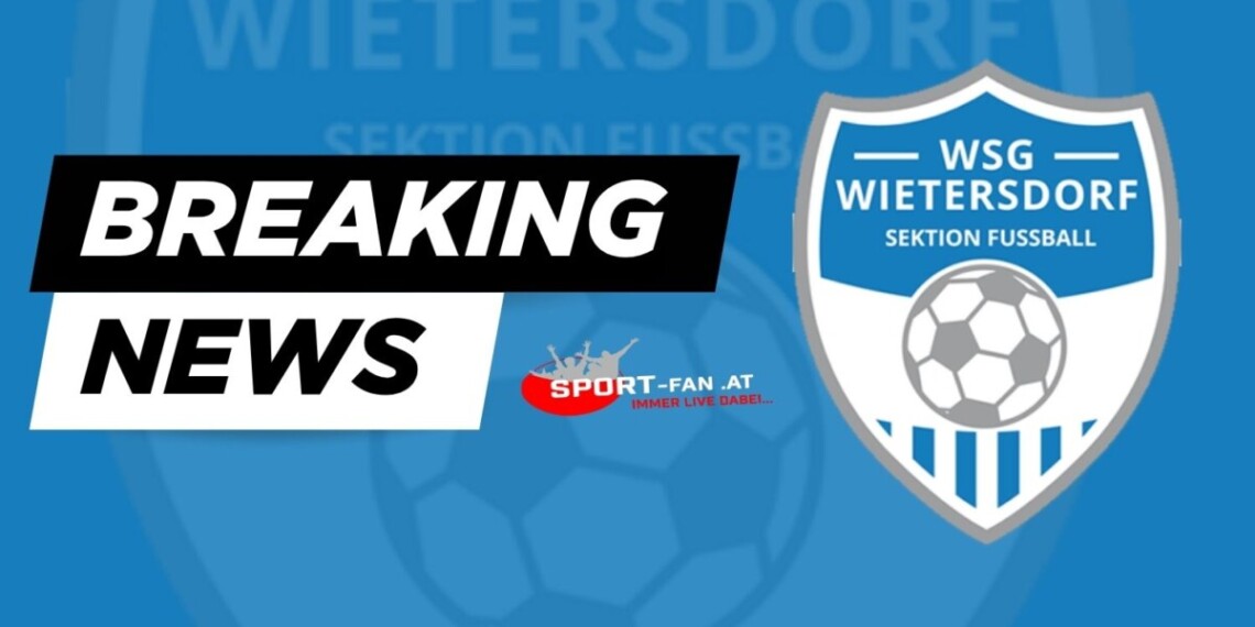 Trainer-Aus bei WSG Wietersdorf: Kein Happy End mit Kosnjek 1 WSG Wietersdorf Breaking News - Sport Fan Austria
