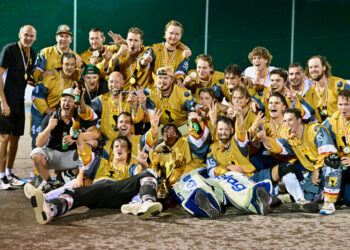 Ballhockeymeister 2024 VAS Villach Ballhockey vs. HSC Eagles Poggersdorf, 26.07.2024 in Villach (Alpen Arena ), Austria Foto: Bernd Stefan