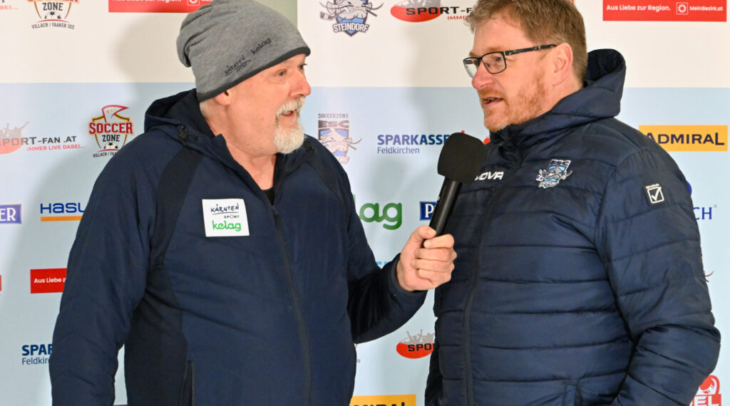 Einer für alle, alle für Moser! – Sport Fan gratuliert dem Mann hinter den Talenten 1 Rüdiger Wratschnig mit Robert Moser Foto: Bernd Stefan