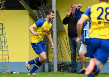 Sandro Moser schnürt den Doppelpack für den SV Afritz Foto: Bernd Stefan