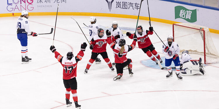 Goldmädels mit Eishockeyherz: Österreichs Damen schreiben WM-Geschichte in Shenzhen 1 Österreichs Damen holen WM-Gold Foto: Nicolas Zangerle