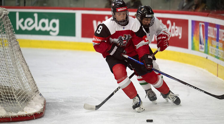 Eishockey Klagenfurt Österreich gegen Ungarn erfolgreich Foto: Nicolas Zangerle