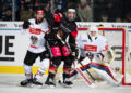 Herreneishockey Nationalteam - Österreichs Kampfgeist unterliegt deutscher Effizienz 10 Herreneishockey Nationalteam - Österreich Nico Brunner, Maximilian Kastner, David Kickert (Foto City-Press GmbH)