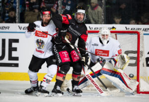 Herreneishockey Nationalteam - Österreich Nico Brunner, Maximilian Kastner, David Kickert (Foto City-Press GmbH)