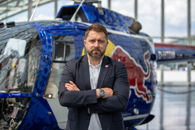 SALZBURG,AUSTRIA,30.MAY.23 - ICE HOCKEY - ICE Hockey League, EC Red Bull Salzburg, presentation head coach Oliver David, press conference. Image shows head coach Oliver David (EC RBS). Photo: GEPA pictures/ Gintare Karpaviciute - For editorial use only. Image is free of charge.